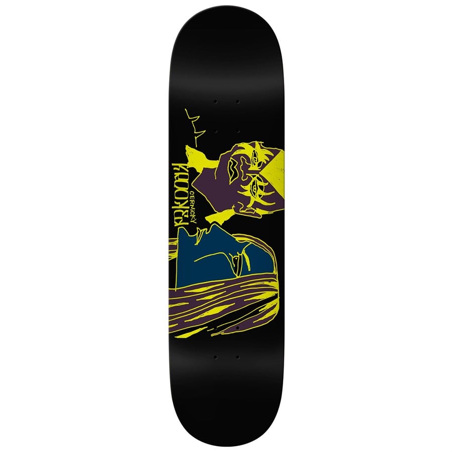 evo Krooked Cernicky Metal Parking Lot 8.25 Skateboard Deck