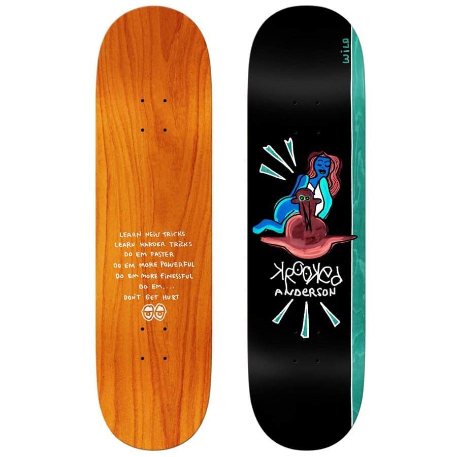 Evo Krooked Manderson Sea Bird 8.38 Skateboard Deck
