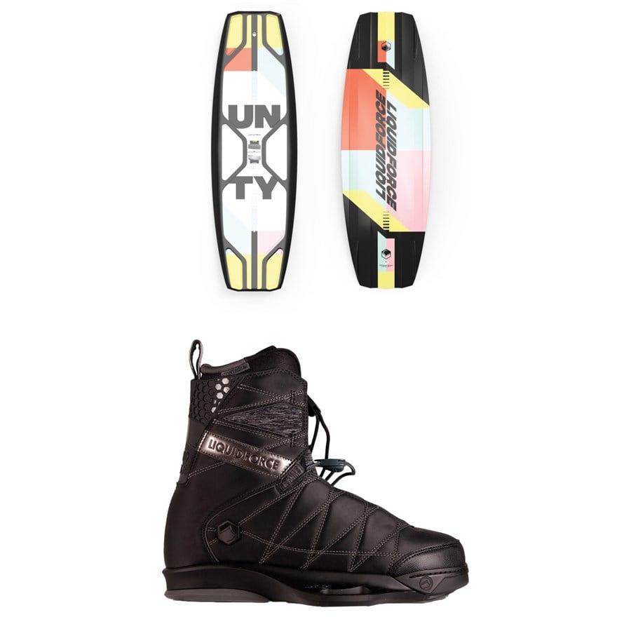 Evo Liquid Force Unity + Classic 6X CT Wakeboard Package 2024