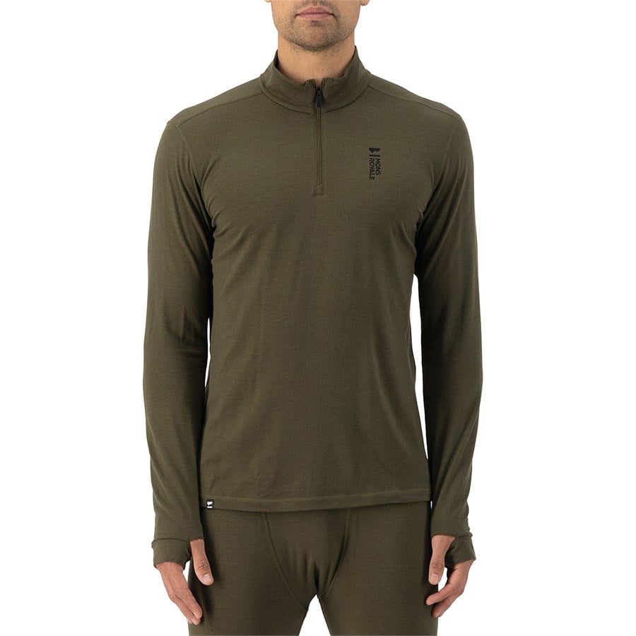 evo Mons Royale MONS ROYALE Cascade 1/4 Zip Top - Men's