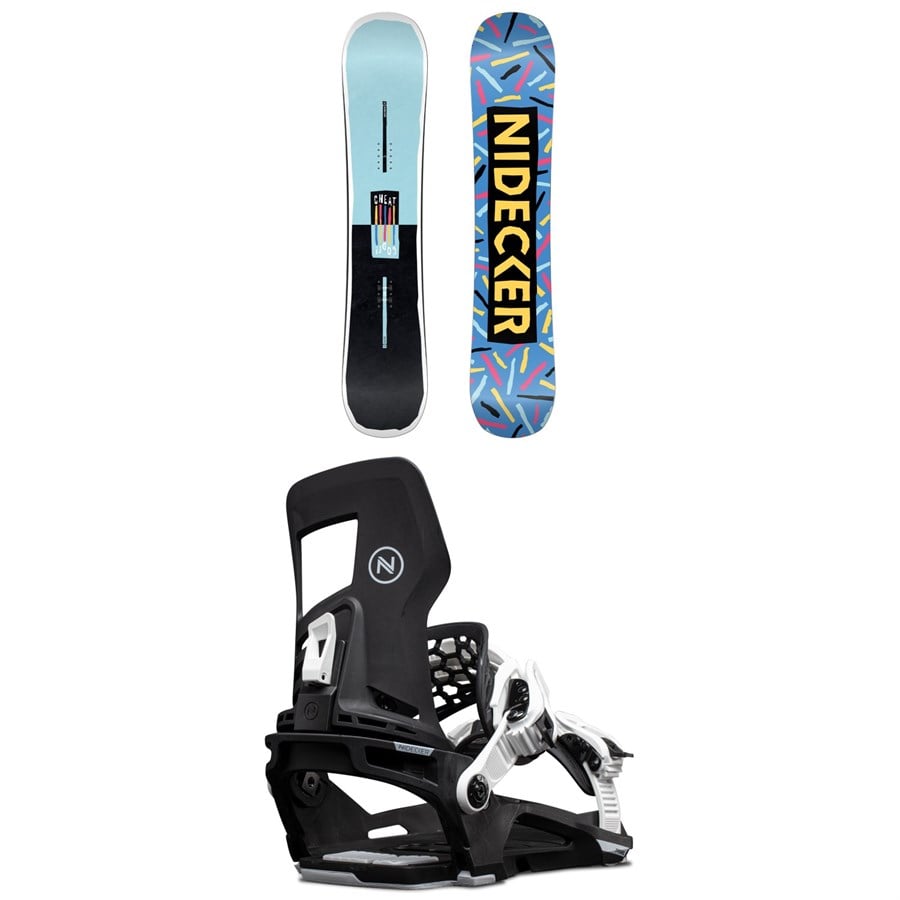 evo Nidecker Cheat Code Snowboard + Prime Snowboard Bindings - Kids' 2026