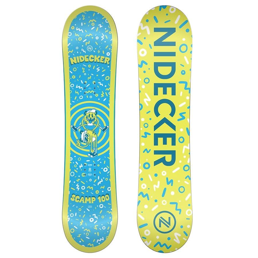 Evo Nidecker Scamp Snowboard + Magic Snowboard Bindings - Kids 2026