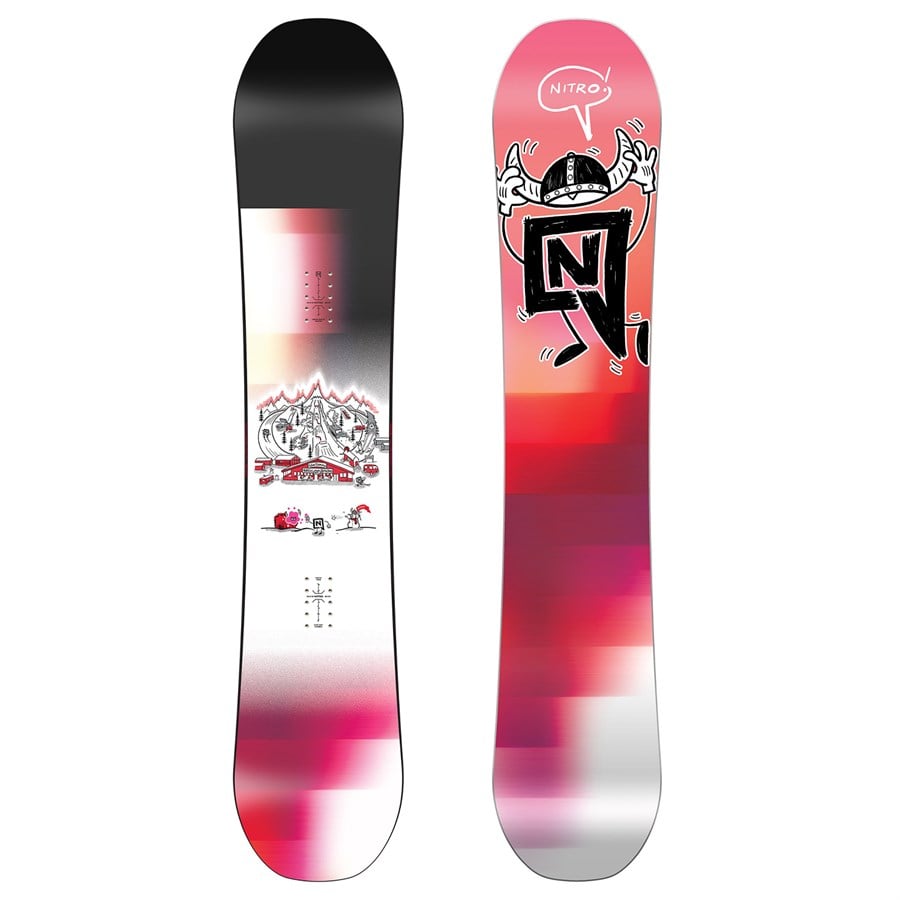 Evo Nitro Future Team Pro X Marcus Kleveland Snowboard + Charger Snowboard Bindings - Kids' 2025
