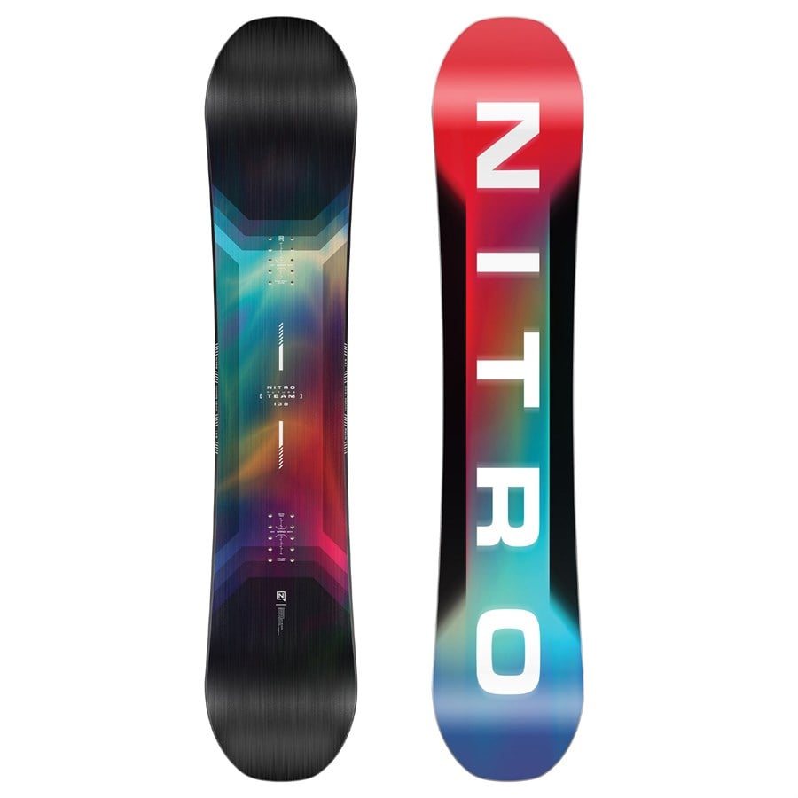 Evo Nitro Future Team Snowboard + Charger Snowboard Bindings - Kids'