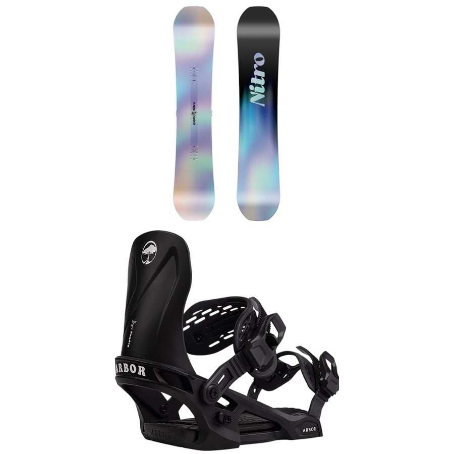 evo Nitro Spirit Snowboard + Sapling Snowboard Bindings - Kids' 2026