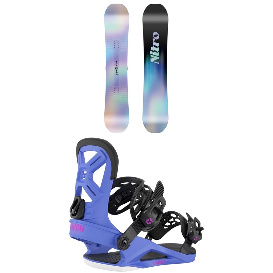evo Nitro Spirit Snowboard + Union Cadet Snowboard Bindings - Kids' 2026
