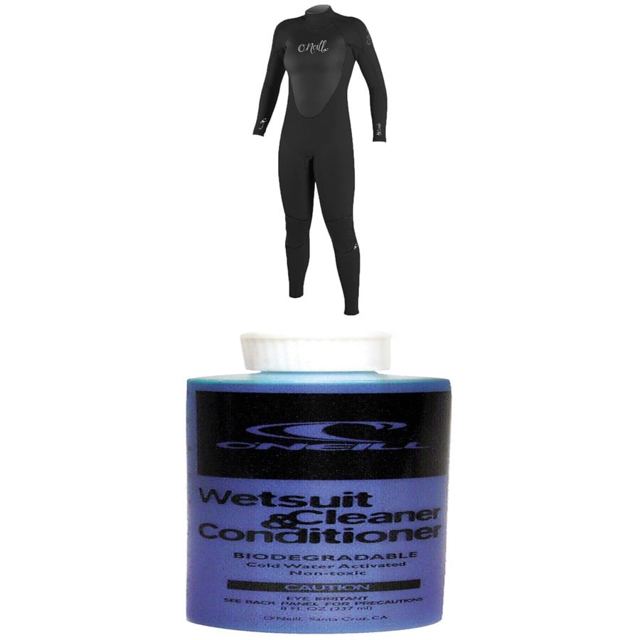 Evo O'Neill 4/3 Epic Back Zip Wetsuit - Women's + O'Neill Wetsuit Cleaner