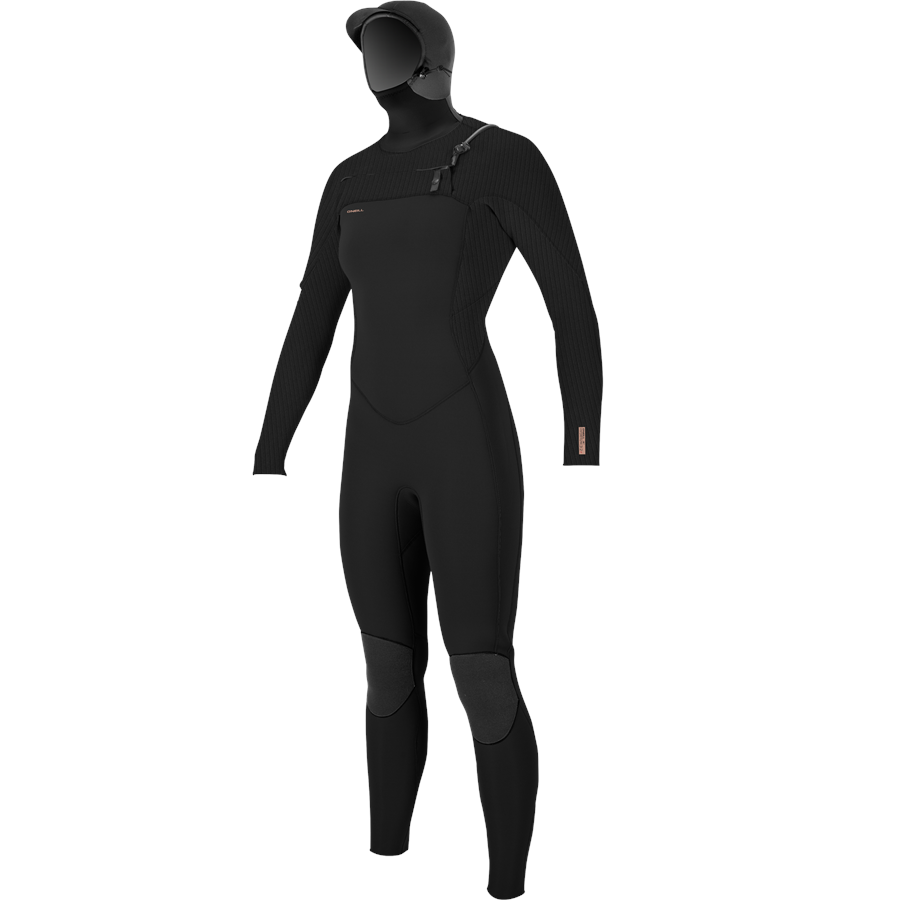 evo O'Neill 5/4 Hyperfreak Chest Zip Hooded Wetsuit - Women's