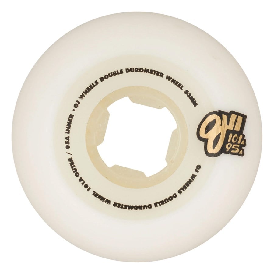 Evo OJ Double Duro White Mini Combo 101a/95a Skateboard Wheels