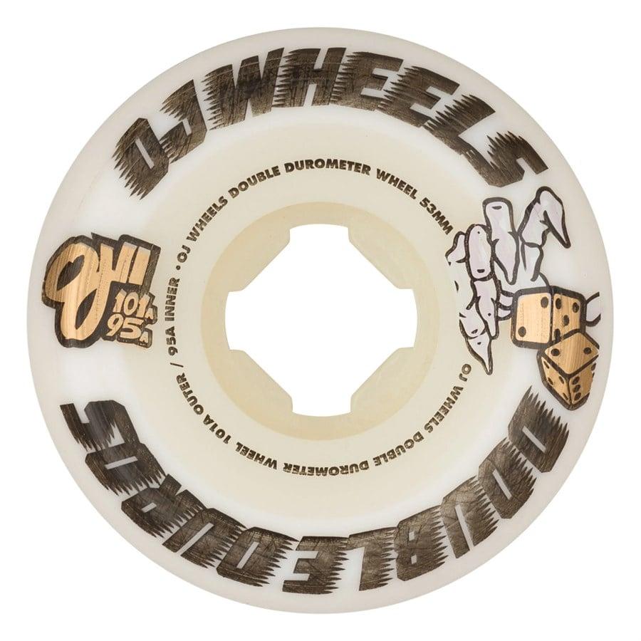 evo OJ Double Duro White Mini Combo 101a/95a Skateboard Wheels