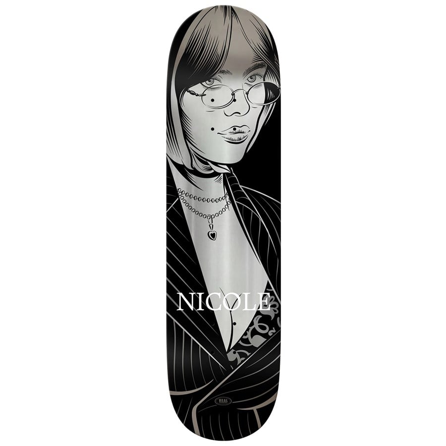 evo Real Nicole Crush LTD Twin Nose 8.5 Skateboard Deck