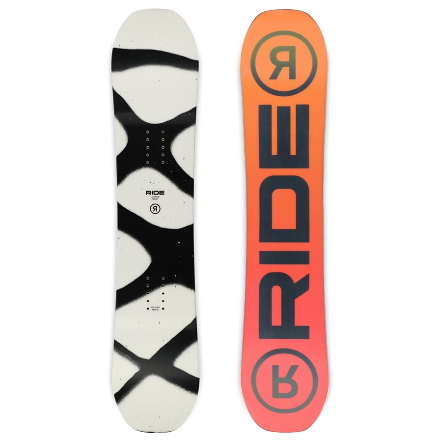 Evo Ride Lowride Snowboard + Union Cadet Snowboard Bindings + Ride Norris Snowboard Boots - Kids 2026
