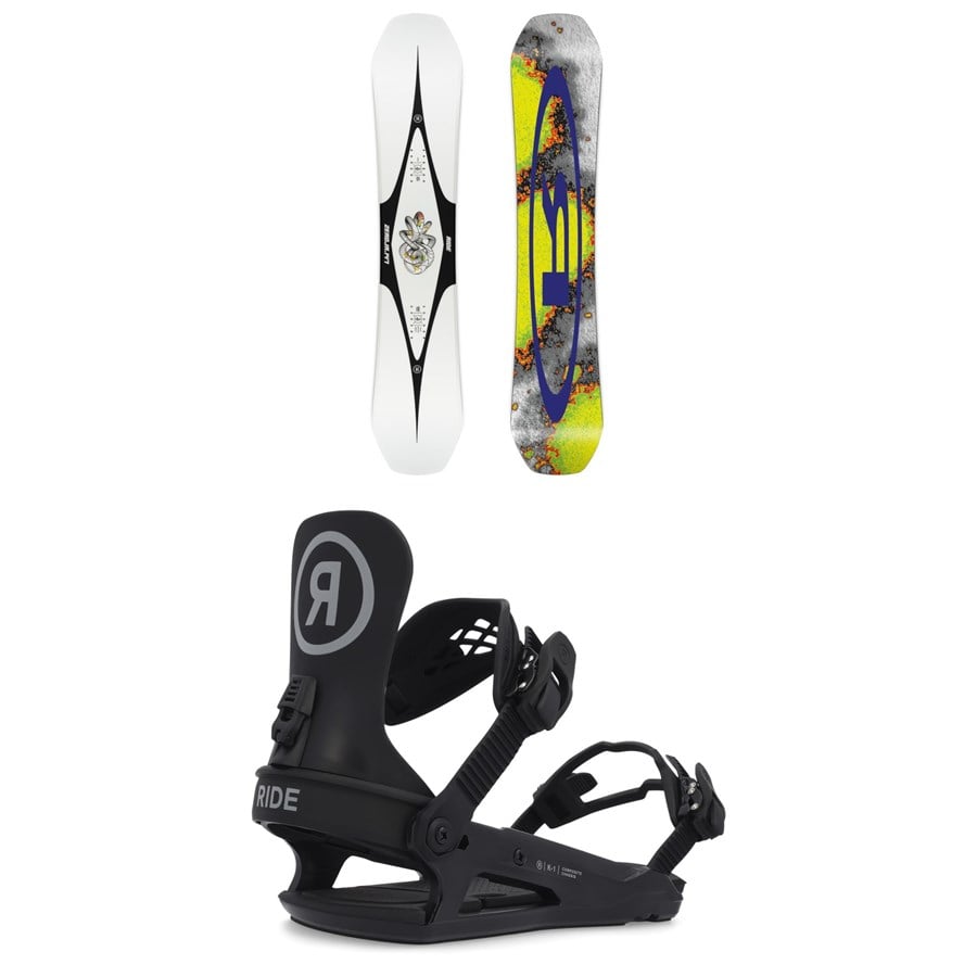Evo Ride Zero Jr Snowboard + K-1 Snowboard Bindings - Kids' 2026