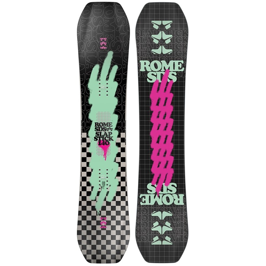 Evo Rome Slapstick Snowboard + Nitro Charger Snowboard Bindings - Kids'