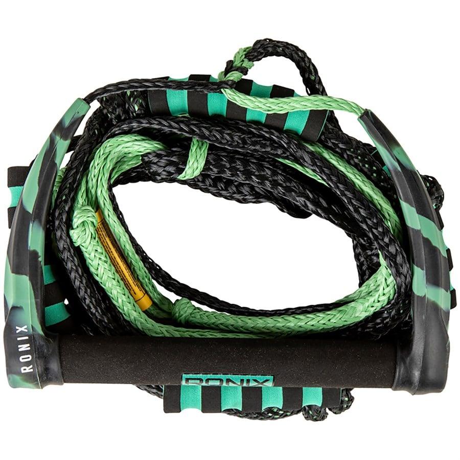 Evo Ronix 11" Surf Handle + 30 Ft 4-Section Spinner Silicone Surf Rope