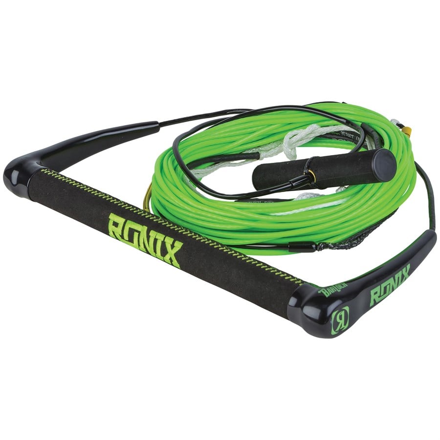 Evo Ronix Combo 5.5 Hide Stich Grip "T" Wakeboard Handle + 80 Ft Mainline