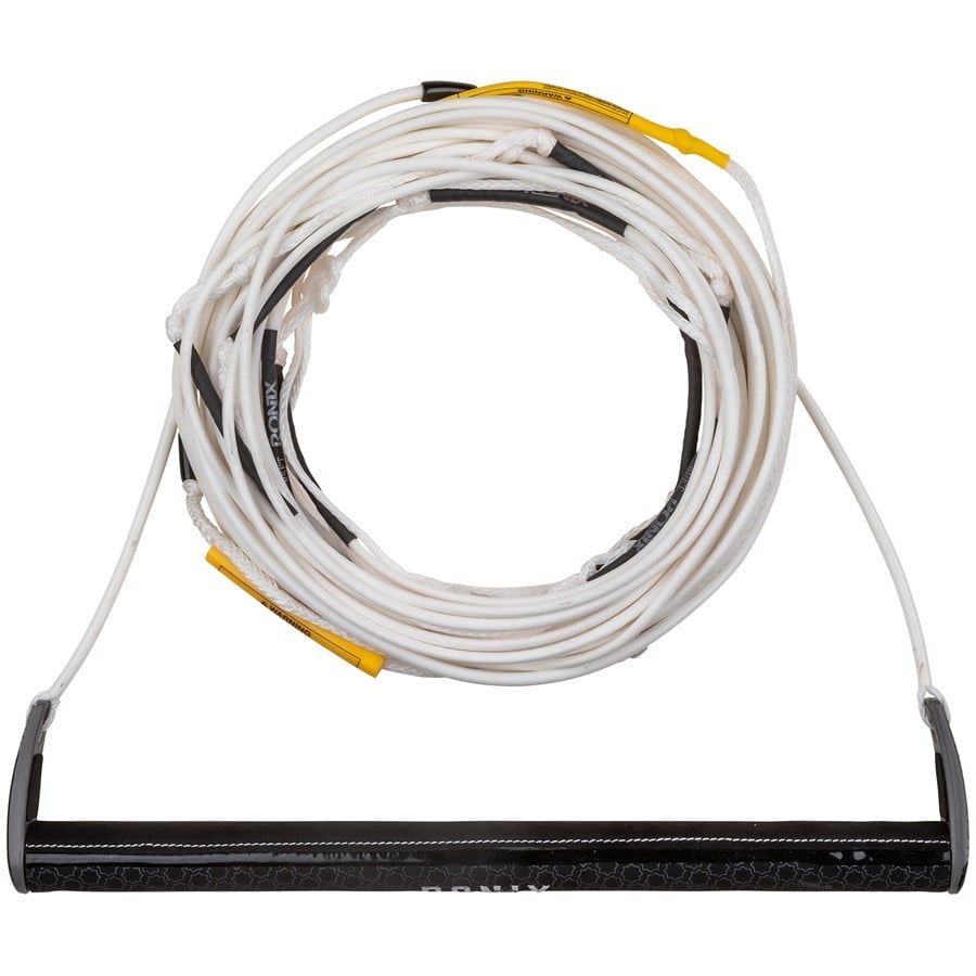 Evo Ronix Combo 6.0 Nylon BarLock Hide Grip Wakeboard Handle + R6 80 Ft Mainline