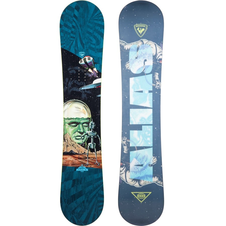 Evo Rossignol Alias Snowboard + Nitro Charger Snowboard Bindings - Kids'