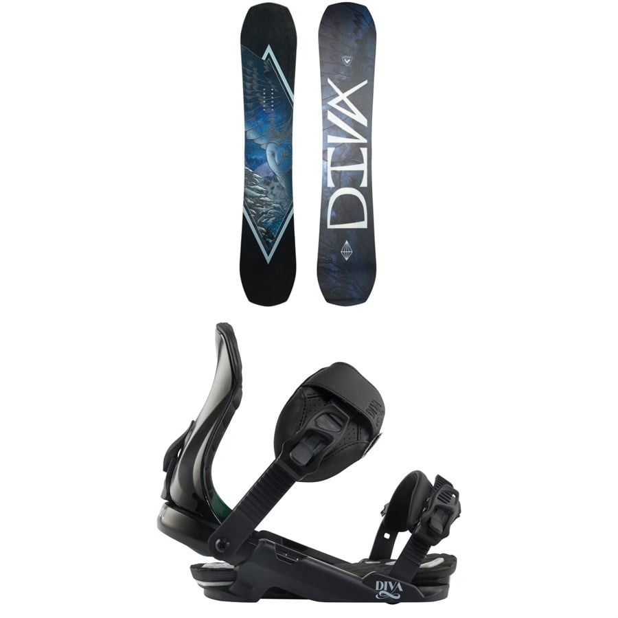 evo Rossignol Diva Snowboard + Diva Snowboard Bindings - Women's 2025