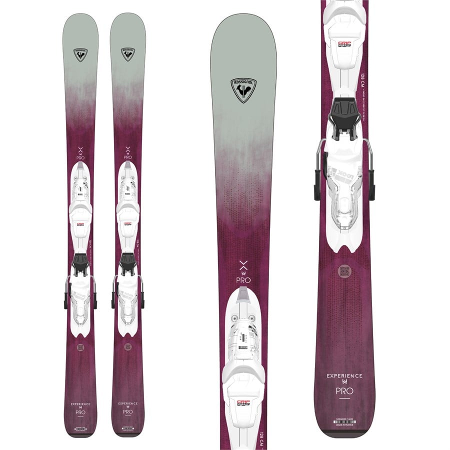 evo Rossignol Experience Pro W Skis + Xpress Jr 7 GW Bindings - Kids' 2025