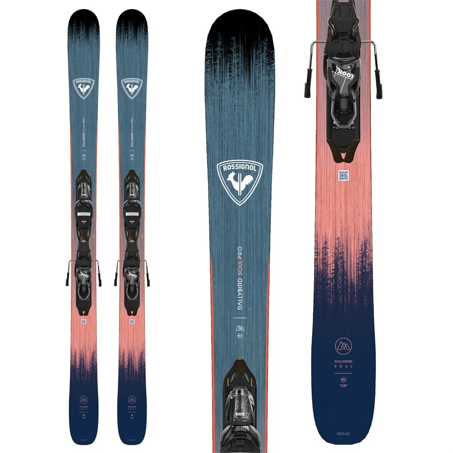 evo Rossignol Rallybird Soul Pro Skis + XP 10 Bindings - Women's 2026