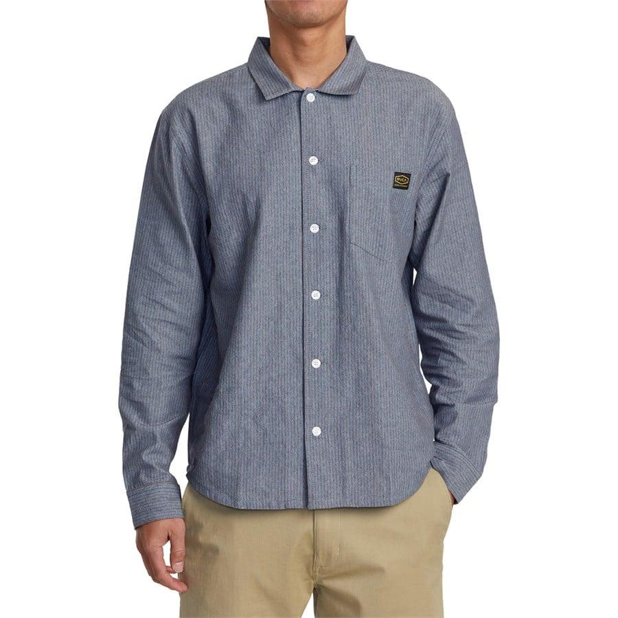 Evo RVCA Dayshift Stripe II Long-Sleeve Shirt - Men's