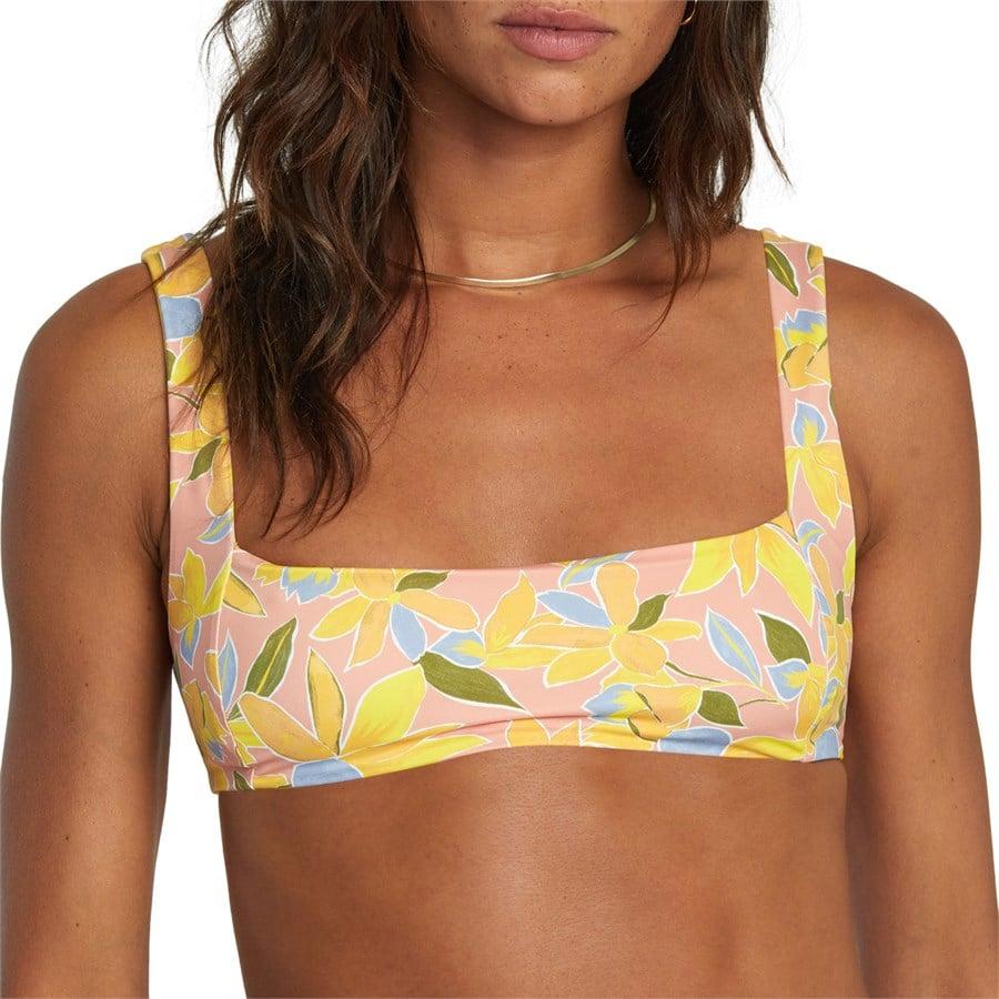 Evo RVCA Sunkissed Square Neckline Bralette Swim Top - Women's
