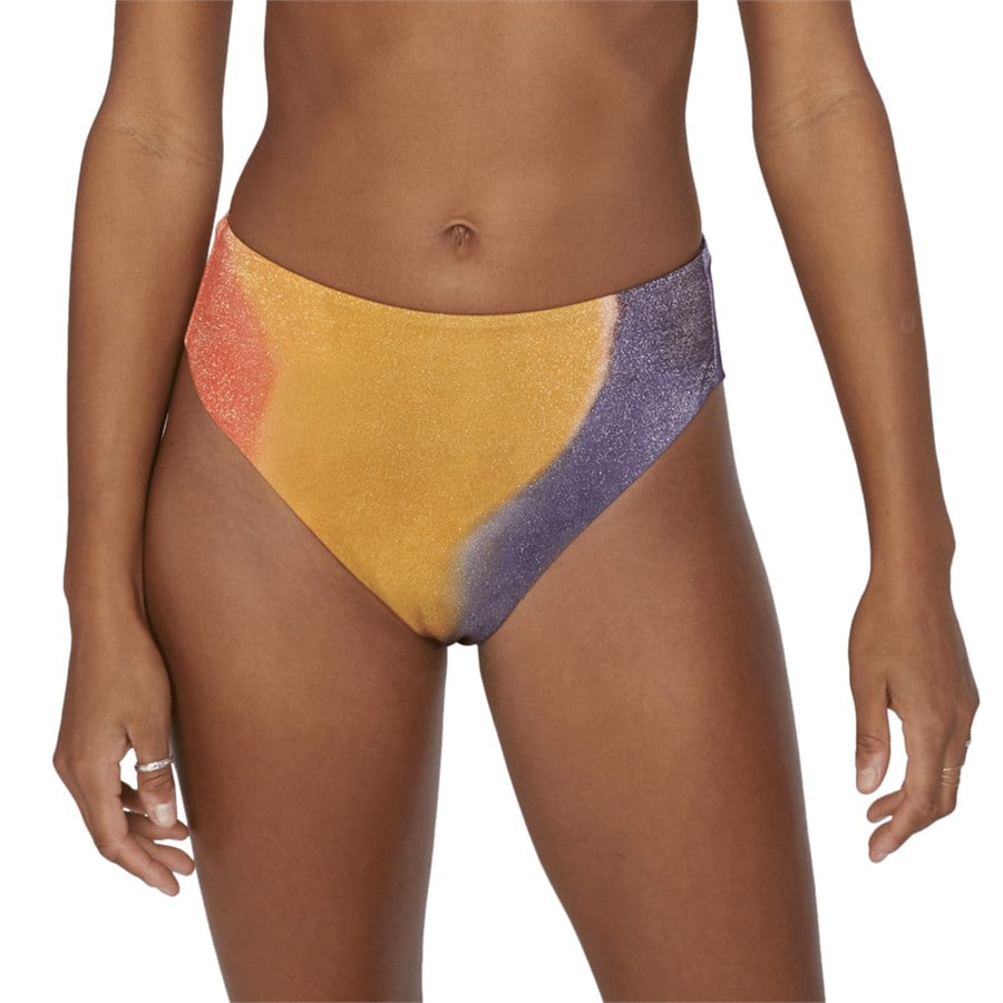 evo RVCA Trippy Dana High-Rise Cheeky Bikini Bottoms - Women's