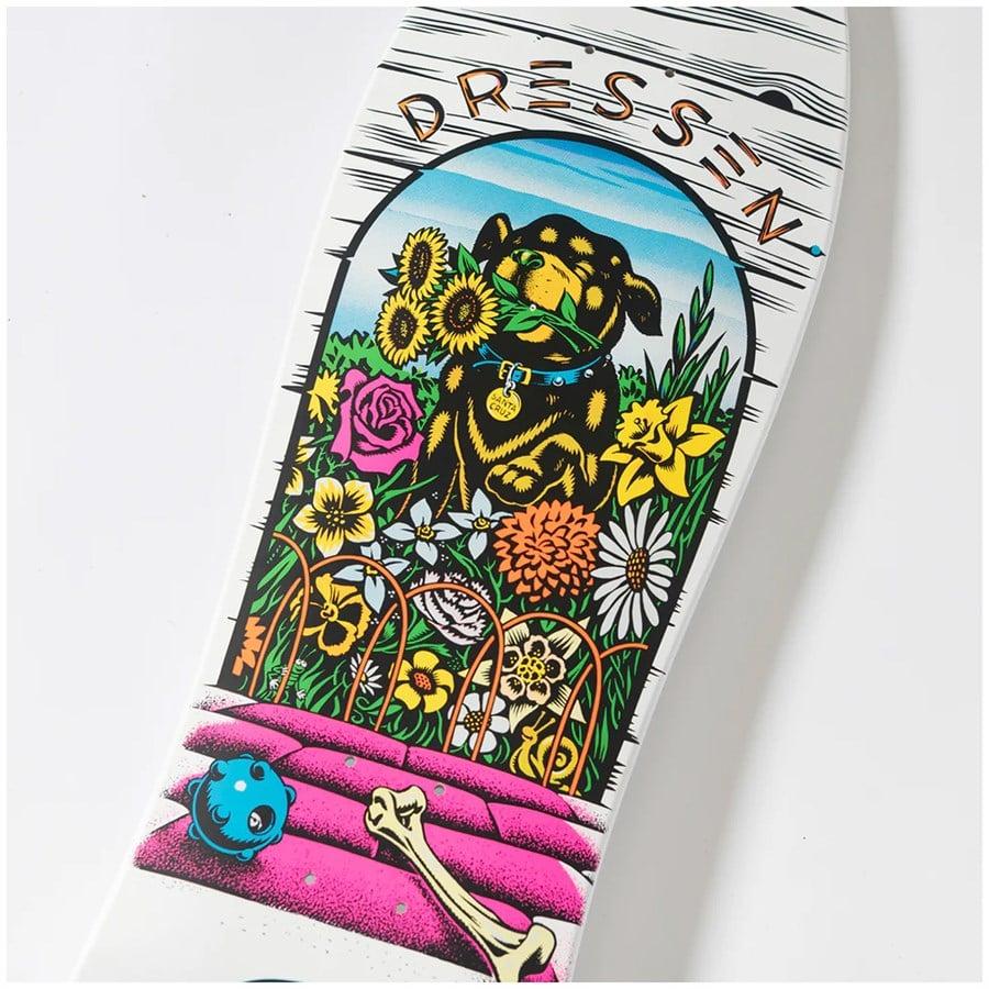 Evo Santa Cruz Skateboards Dressen Pup Reissue 9.5 Skateboard Deck
