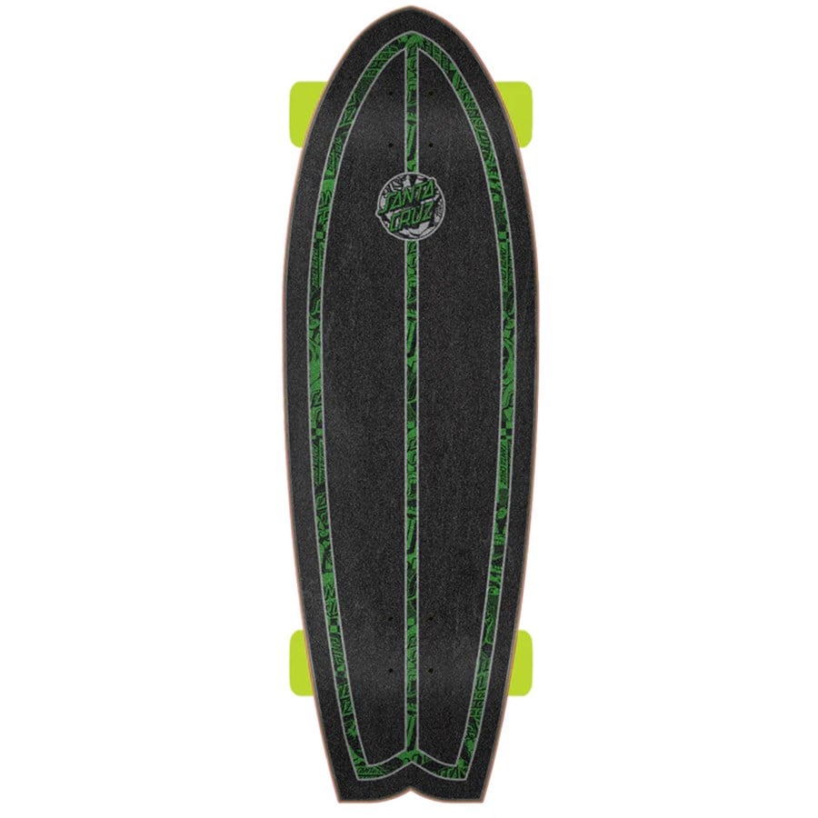 Evo Santa Cruz Skateboards Flier Collage Dot 8.8 Cruiser Complete