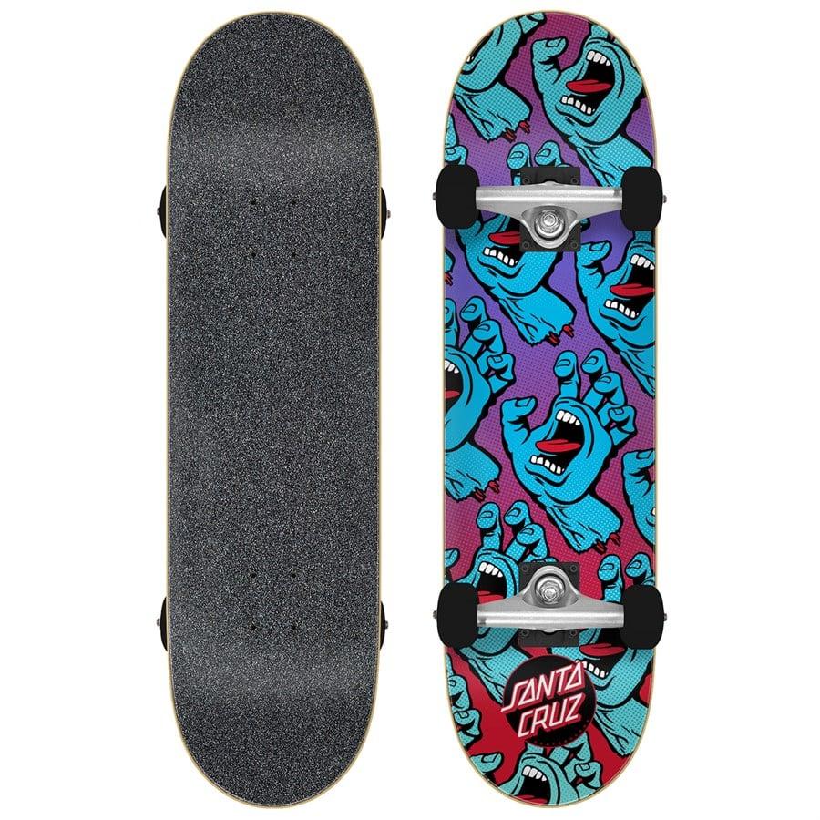 evo Santa Cruz Skateboards Gradient Hands Micro 7.5 Skateboard Complete