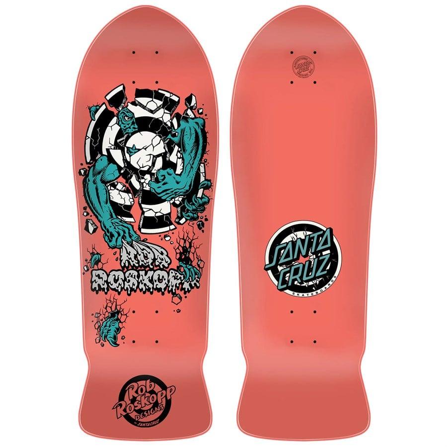 evo Santa Cruz Skateboards Roskopp Three Reissue 10.17 Skateboard Deck