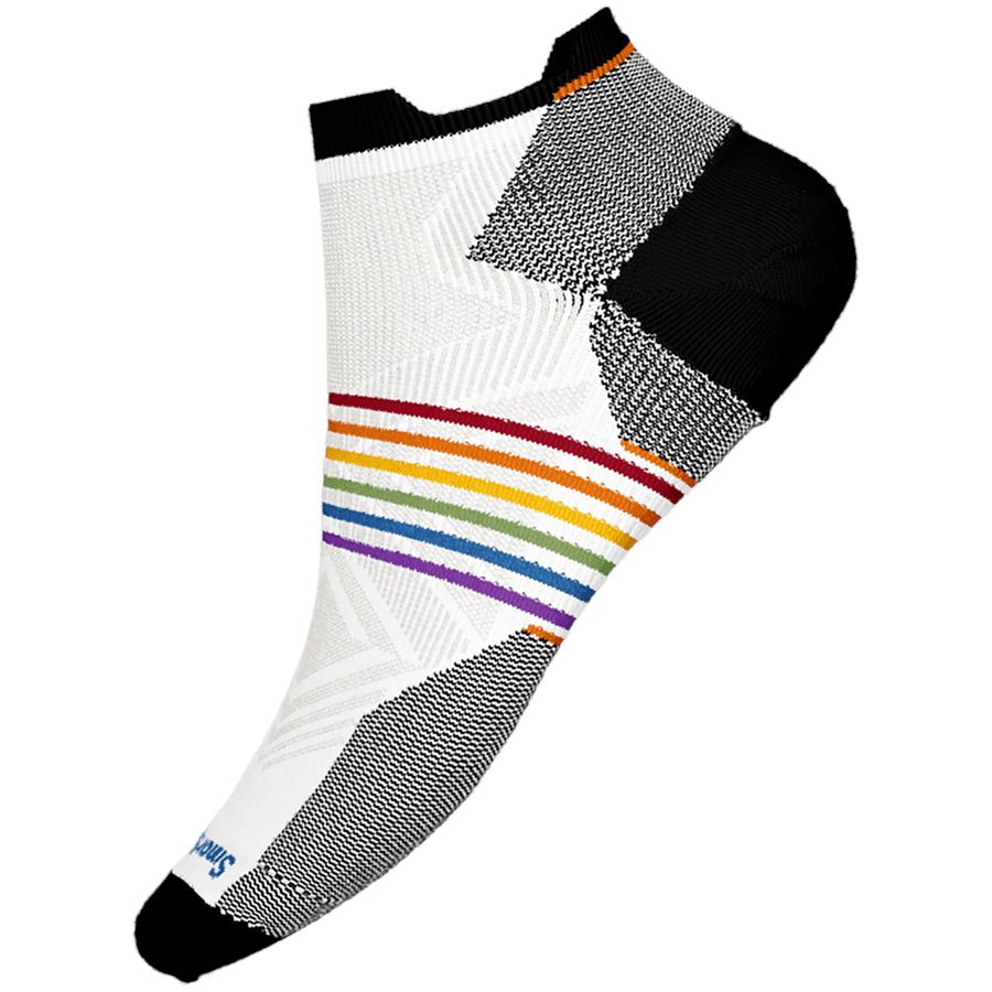 Evo Smartwool Run Zero Cushion Pride Rainbow Low Ankle Socks - Unisex