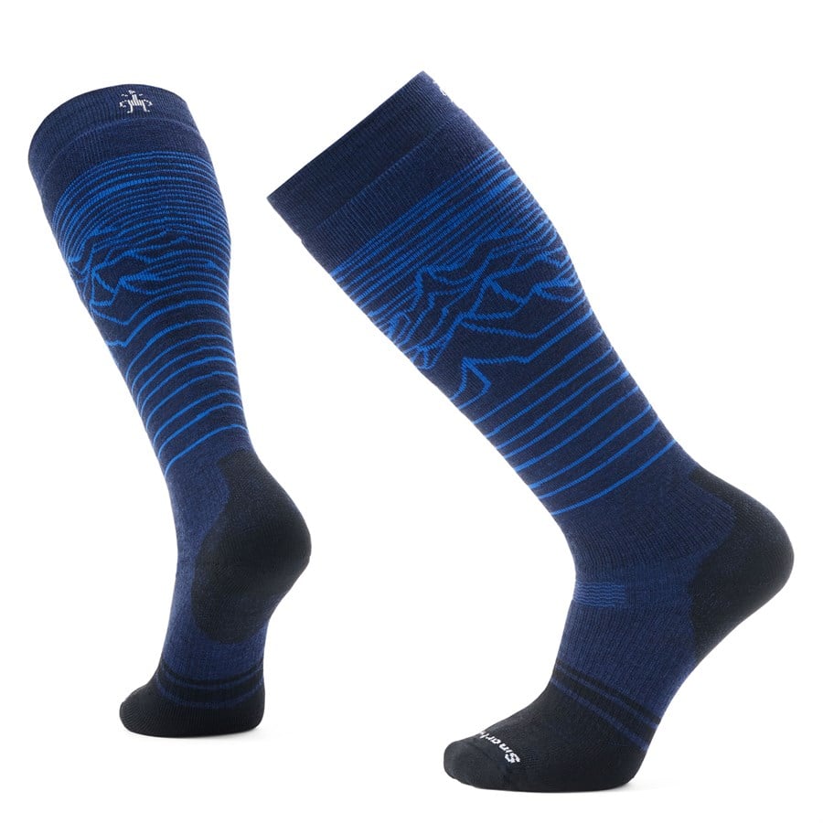 Evo Smartwool Snowboard Full Cushion Iguchi Pattern OTC Socks