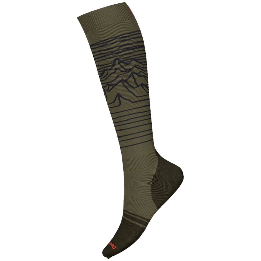 Evo Smartwool Snowboard Full Cushion Iguchi Pattern OTC Socks