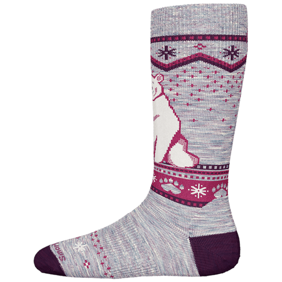 Evo Smartwool Wintersport Full Cushion Polar Bear OTC Socks - Kids'