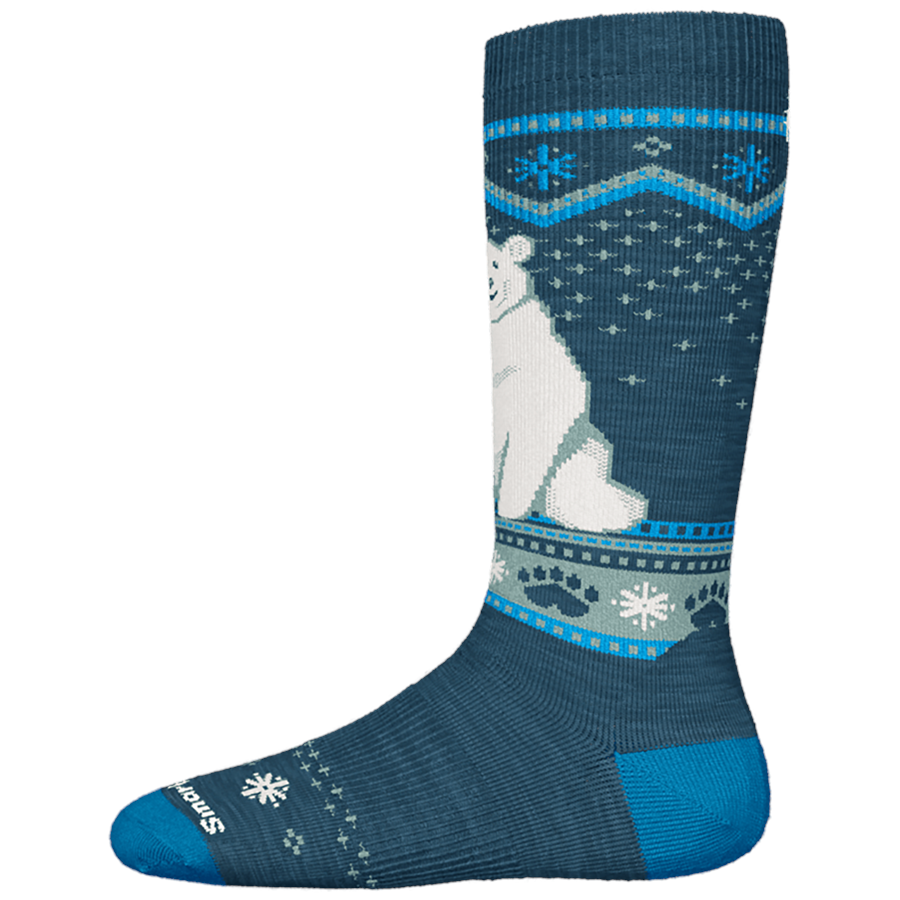 Evo Smartwool Wintersport Full Cushion Polar Bear OTC Socks - Kids'