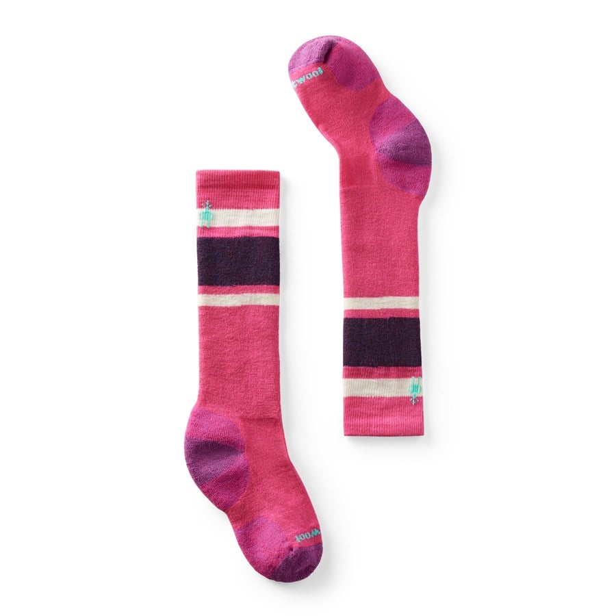 Evo Smartwool Wintersport Full Cushion Stripe OTC Socks - Kids'