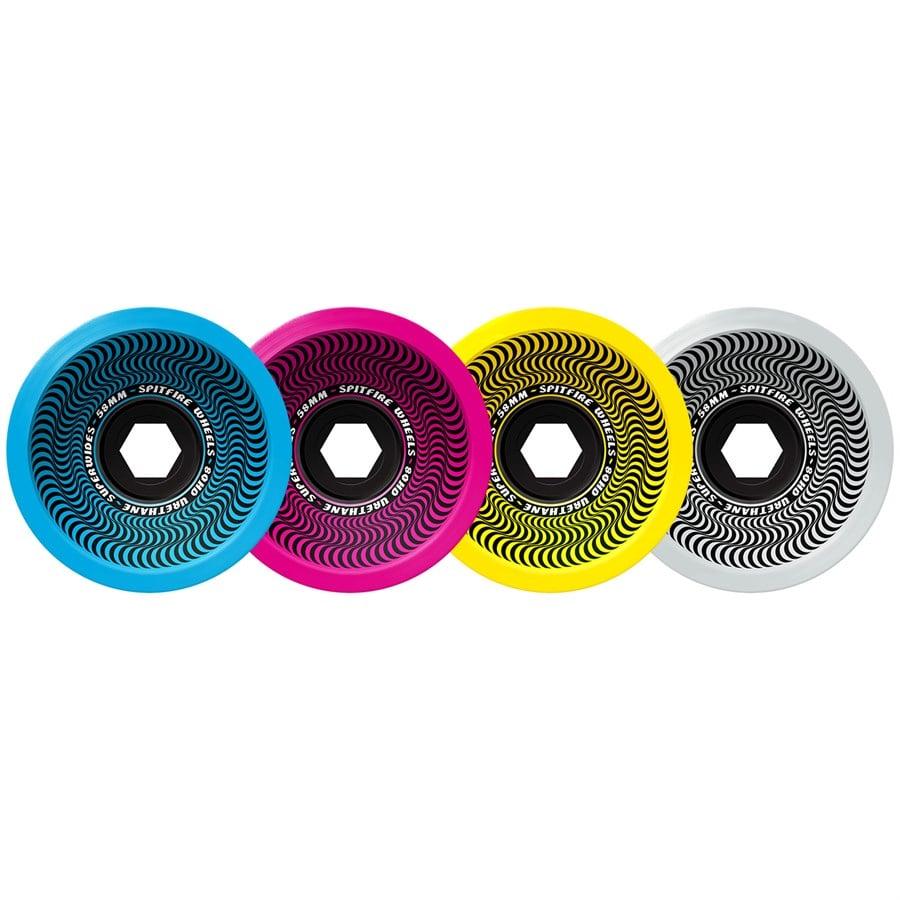 Evo Spitfire 80HD Superwides CMYK Mixed Skateboard Wheels