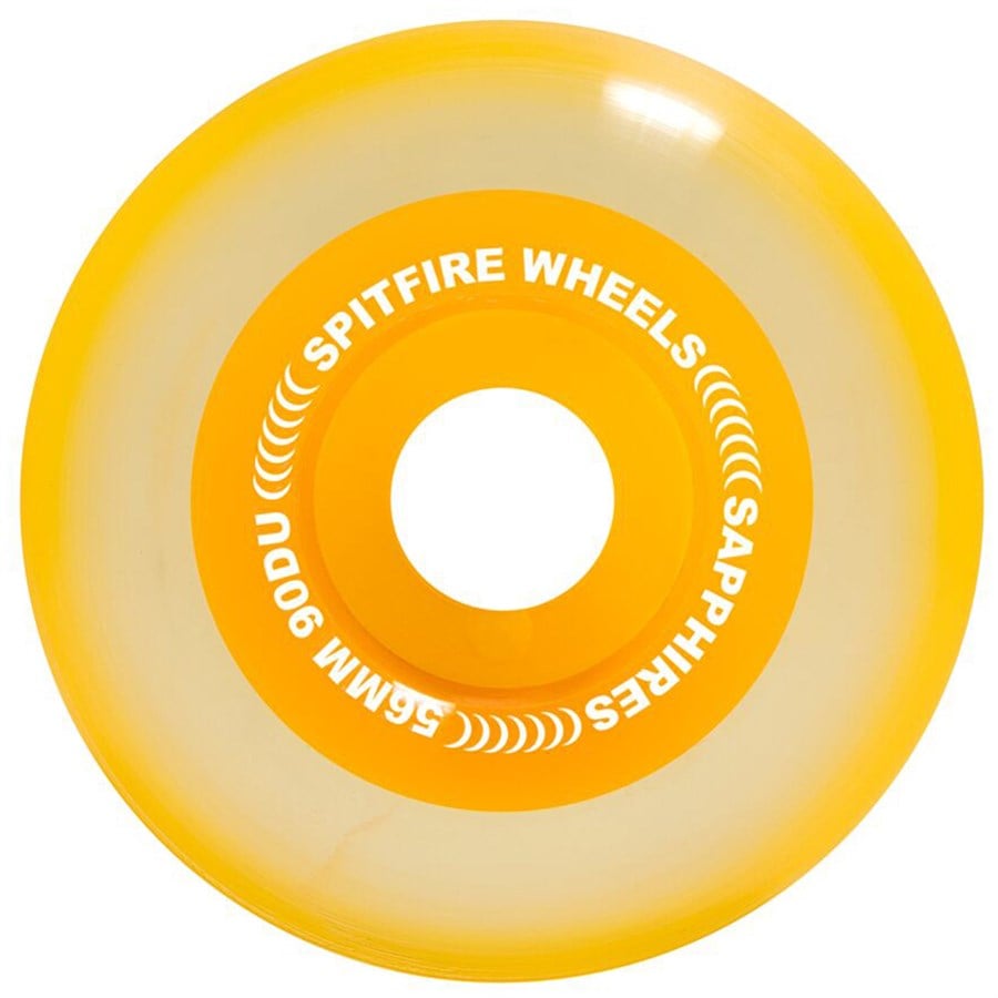 Evo Spitfire 90DU Conical Full Sapphires Neon Orange Skateboard Wheels