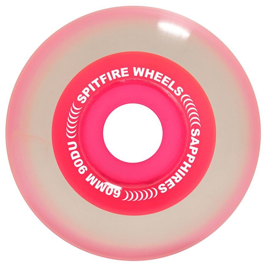 Evo Spitfire 90DU Conical Full Sapphires Neon Pink Skateboard Wheels