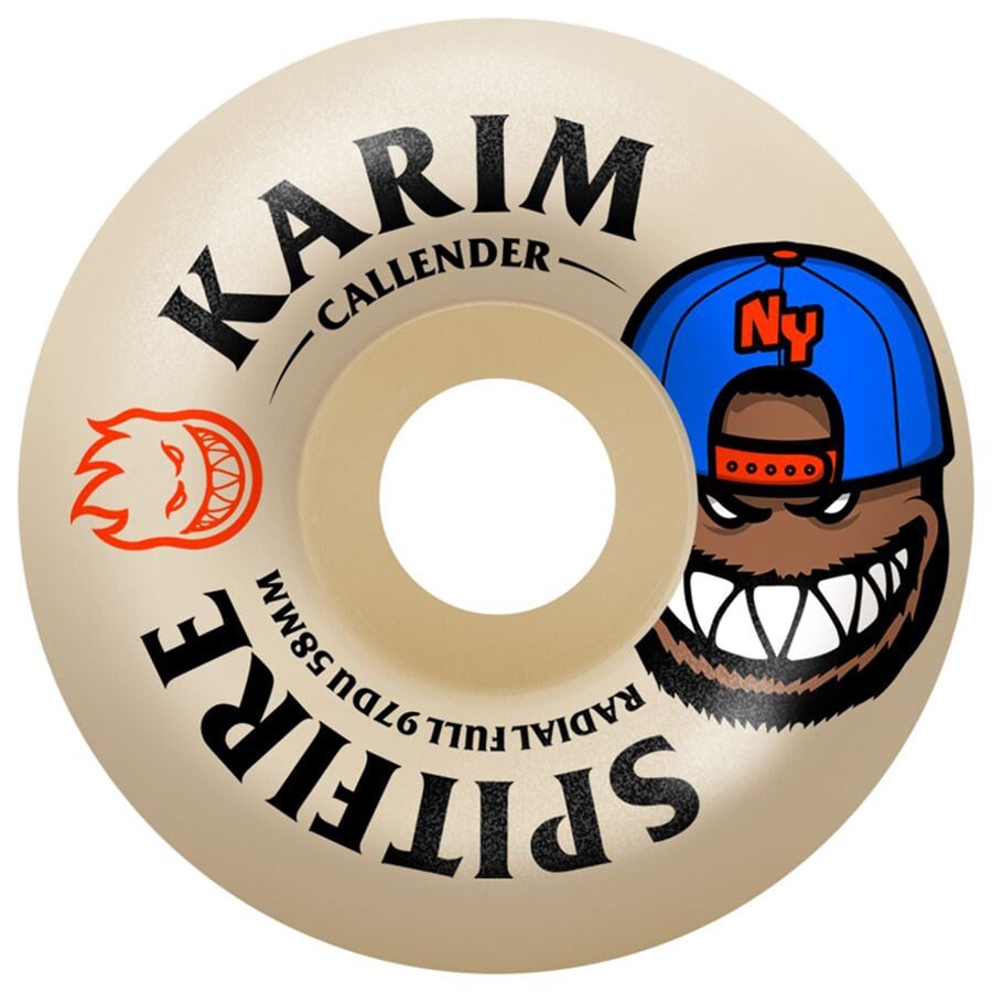 Evo Spitfire Formula Four 97d Karim Callender Burn Squad Radial Full Skateboard Wheels