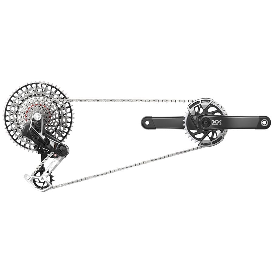 Evo SRAM XX Eagle AXS Transmission Groupset With Power Meter