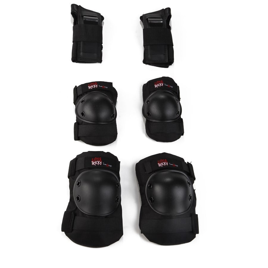 evo Triple 8 Little Tricky Jr. 3 Pack Skateboard Pad Set - Big Kids'
