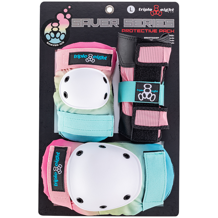 Evo Triple 8 Saver Series Color Collection Skateboard Pad Set