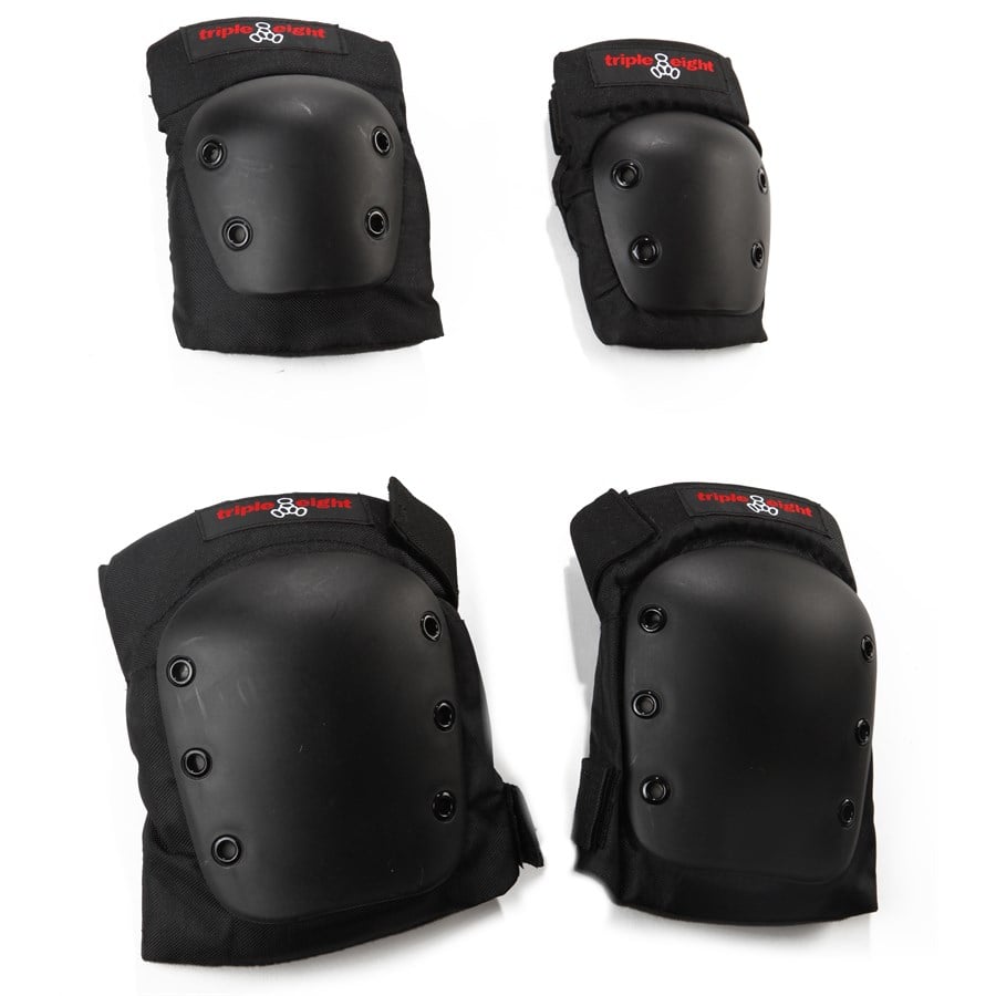 evo Triple 8 Street Protective 2 Pack Skateboard Pad Set