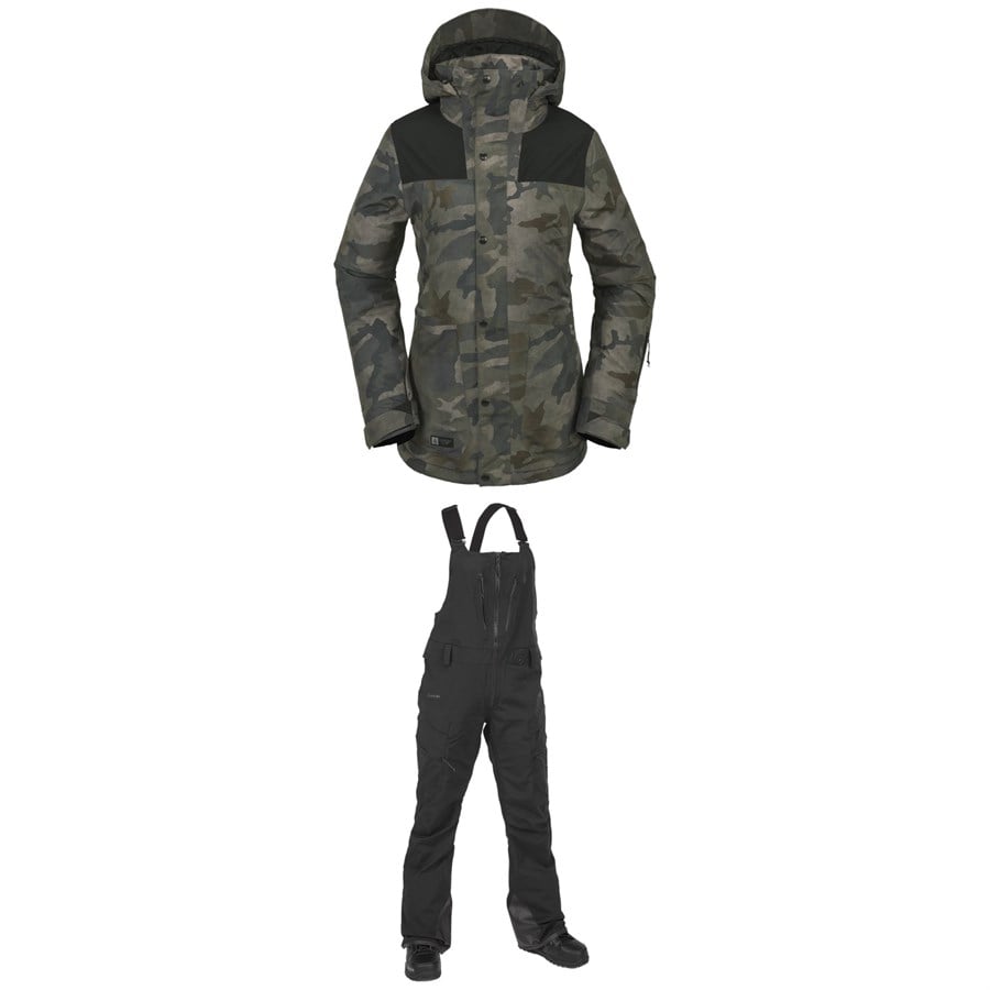 evo Volcom Ell Insulated GORE-TEX Jacket + VS 3L Stretch GORE-TEX Bibs- Women's 2024