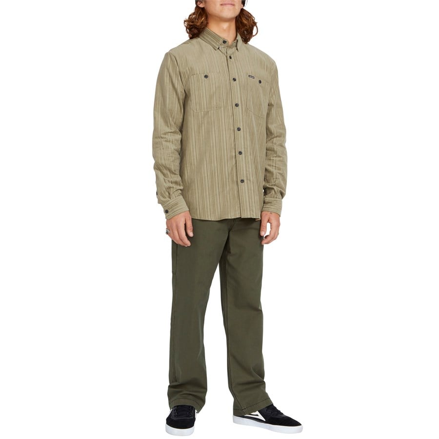 Evo Volcom ENT Fat Tony Woven Long-Sleeve Shirt - Men's