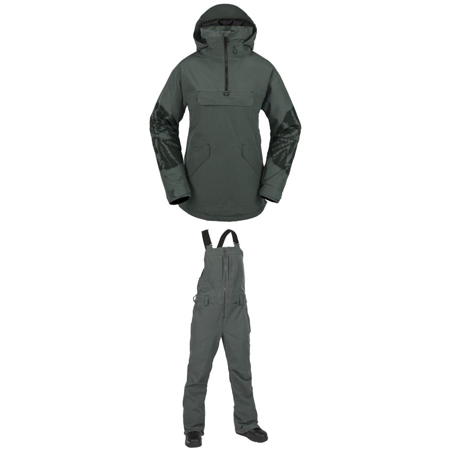 evo Volcom Fern Insulated GORE-TEX Pullover + Swift Bibs - Women's 2024