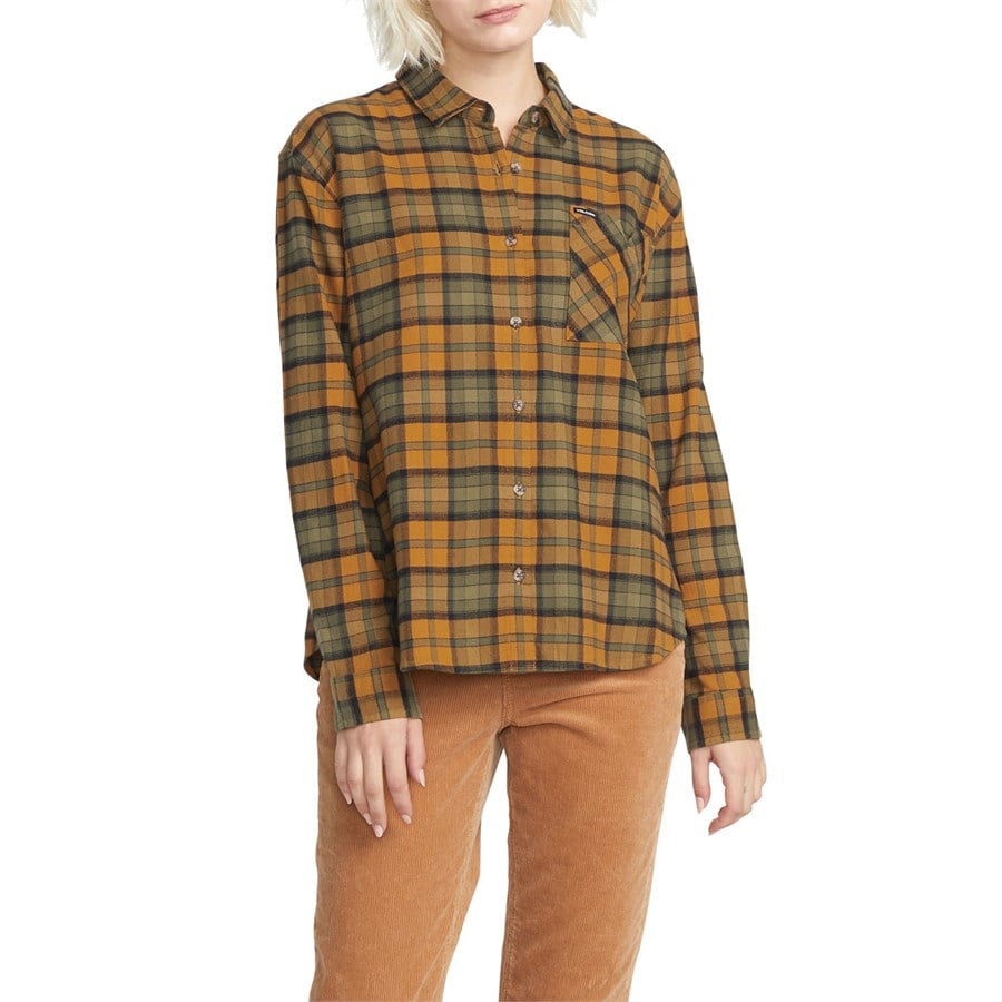 Evo Volcom Plaid To Meet U Long-Sleeve Shirt - Women's